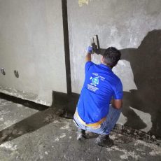 PASO 3:
Reparación de mortero dañado.